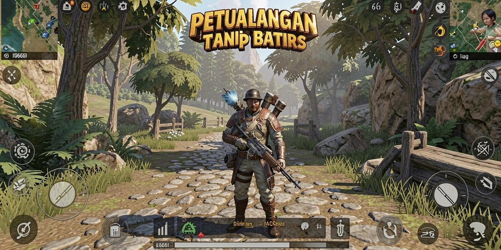 Gameplay menakjubkan di dunia terbuka 666I penuh aksi dan petualangan.