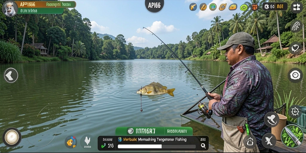 Tangkapan besar di permainan memancing API66 yang seru.