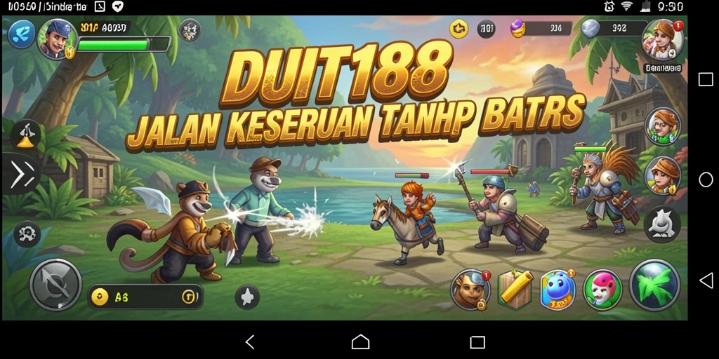 Tampilan gameplay seru dan interaktif dari DUIT188.