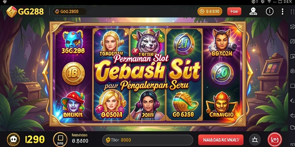 Screenshot gameplay GG288 menampilkan suasana permainan slot yang seru.