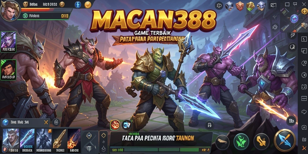 Tampilan grafis memukau dari gameplay <strong>MACAN388</strong> yang penuh aksi.