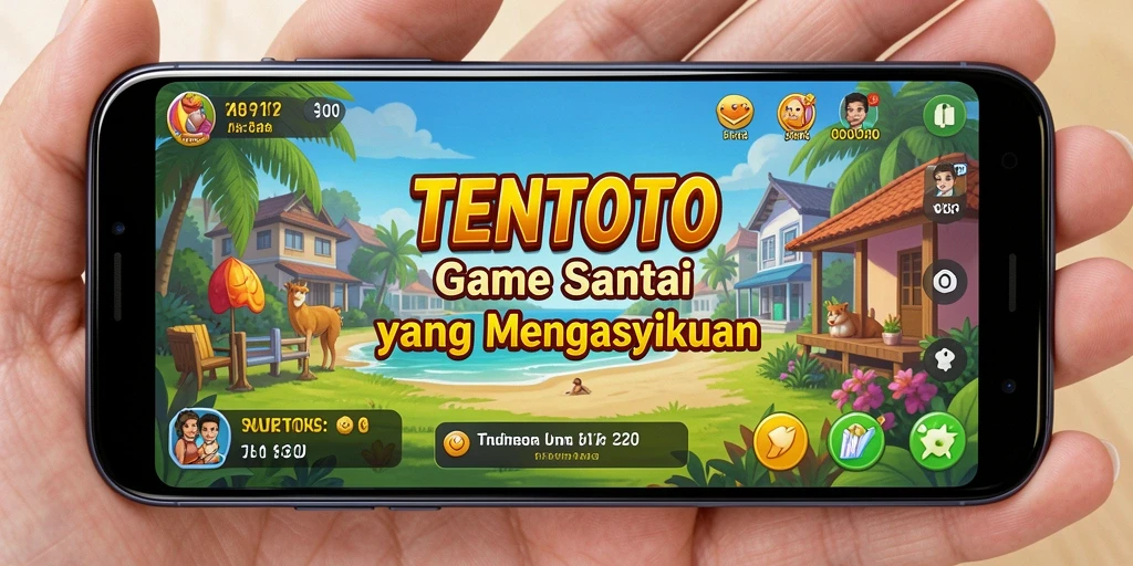 Screenshot TENTOTO menampilkan gameplay yang menyenangkan dan interaktif.