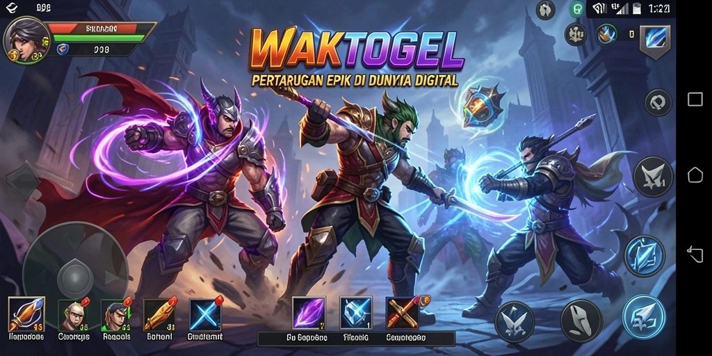 Tampilan gameplay seru dan mendebarkan dari WAKTOGEL.