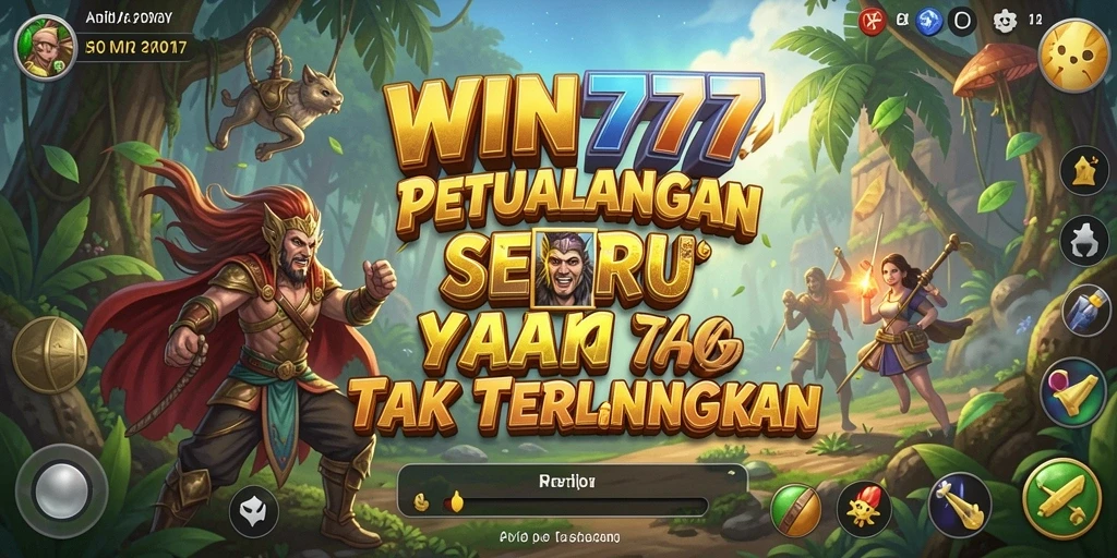 Tampilan gameplay WIN777 yang mendebarkan dan penuh petualangan.