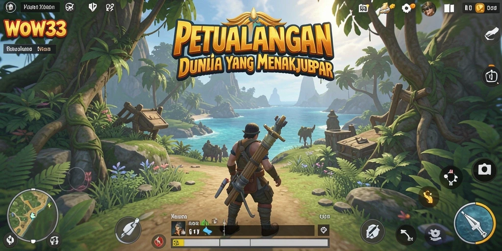 Tangkapan layar menunjukkan gameplay Open World yang menyenangkan dan interaktif.